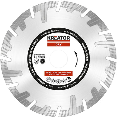 Kreator krt084103 diamantschijven set – ø150mm