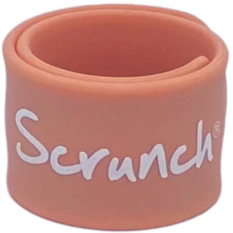 Scrunch sos bandje - koraal - opvouwbaar - recycleerbaar