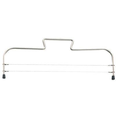 Westmark taartsnijder met 2 gekartelde snijdraden, roestvrij staal, lengte: 32 cm, simplex-duo, zilver, 71602270