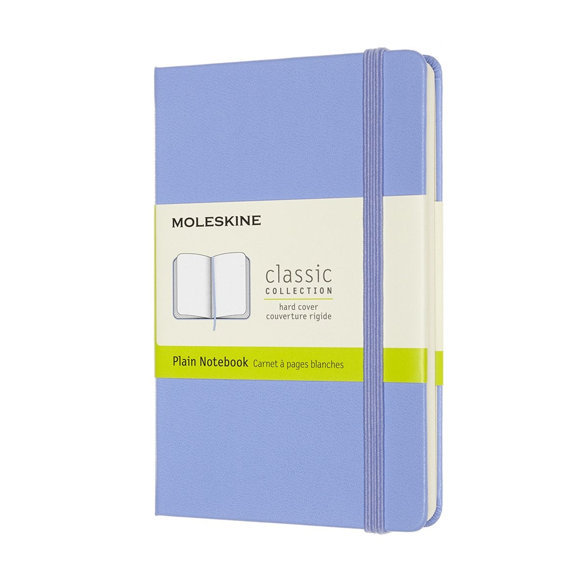 Moleskine classic notitieboek - pocket - hardcover - blanco - hortensia blauw