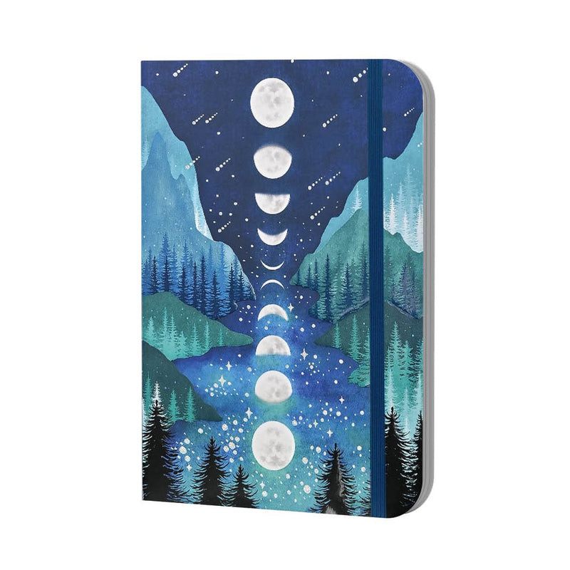 Peter pauper compacte notitieboek lunar wilderness