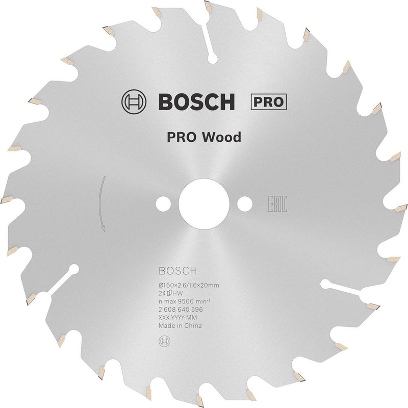 Bosch cirkzb opt 160x20 16x2,6 24t wz