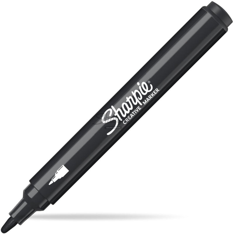 Sharpie acryl marker permanent zwart - waterdicht dekkend