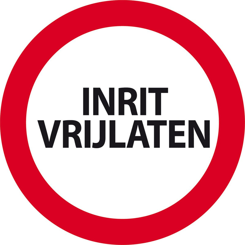 Carpoint bord inrit vrijlaten - ø 24cm - kunststof
