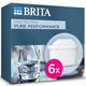 Brita waterfilterpatroon maxtra pro pure performance - 5+1 stuks - originele waterfilter voor waterfilterkannen - filtert onzuiverheden zoals herbiciden, pfas, chloor, kalk en metalen