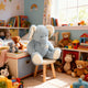 Sunkid plush elephant sitting 60cm - compact formaat