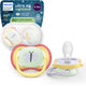 Philips avent ultra air night – glow-in-the-dark fopspeen –(0-6 mnd) extra luchtopeningen – 2 stuks - scf376 25