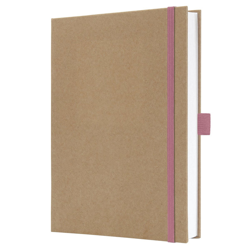 Sigel jolie notitieboek - a5 - kraft - pure pink - blanco pagina's - si-jn843