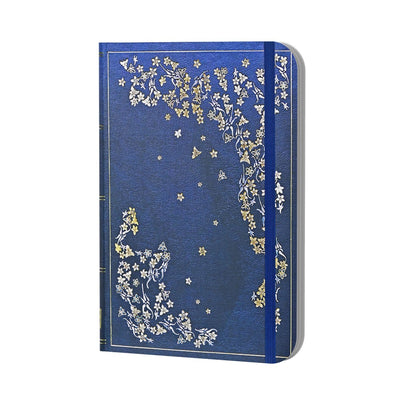 Peter pauper compacte notitieboek - gilded branch - met elastieksluiting - 13x18 cm
