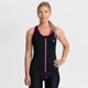 Rogelli abbey fietstop - dames - zwart roze - m