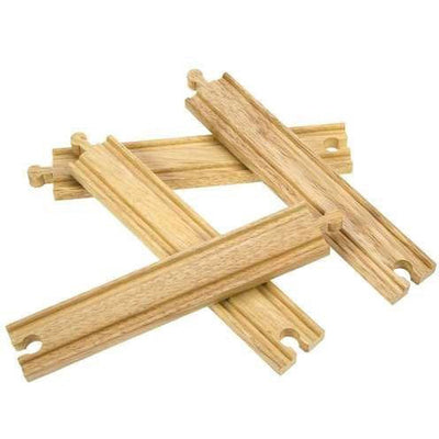 Bigjigs houten rails - recht lang