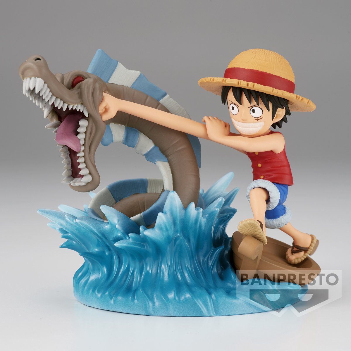 One piece banpresto - monkey d. luffy vs. local sea monster verzamelfiguren meerkleurig