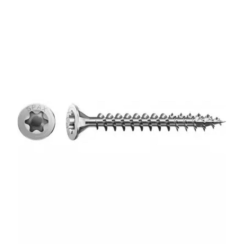 Spax torx houtschroef platte kop - 3.4x40mm - t10 - 30 stuks