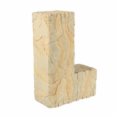 Terra della bouwsteen combo rock 4 - terrarium decoratie in zandrots-look - combineerbaar - 27,5x9x18,5cm - beige