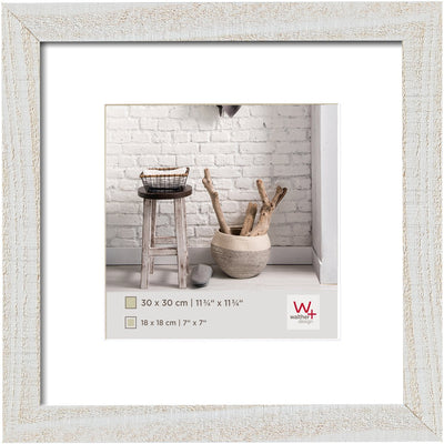 Walther home - houten lijst - fotoformaat 30x30 cm - polair wit