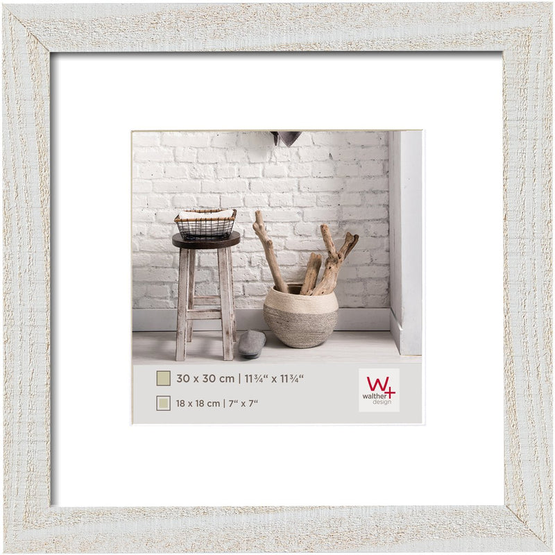 Walther home - houten lijst - fotoformaat 30x30 cm - polair wit