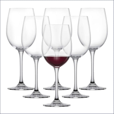 Schott zwiesel classico water rode wijnglas - 545ml - 6 glazen