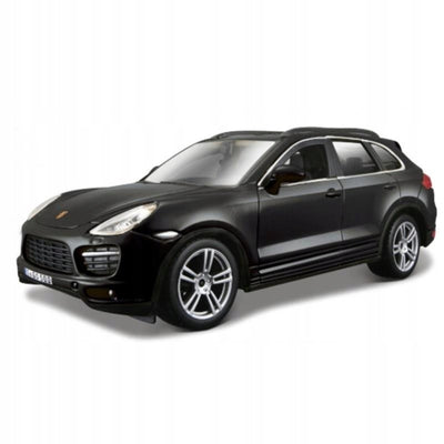 Bburago porsche cayenne turbo zwart 1:24 21056