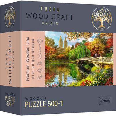 Trefl houten puzzel central park new york - 500+1 stukjes legpuzzel.