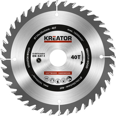 Kreator - krt020403 - cirkelzaagblad - 130mm40t