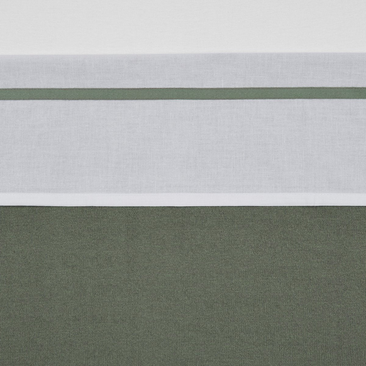 Meyco baby bies wieglaken - forest green - 75x100cm - 0.3 tog