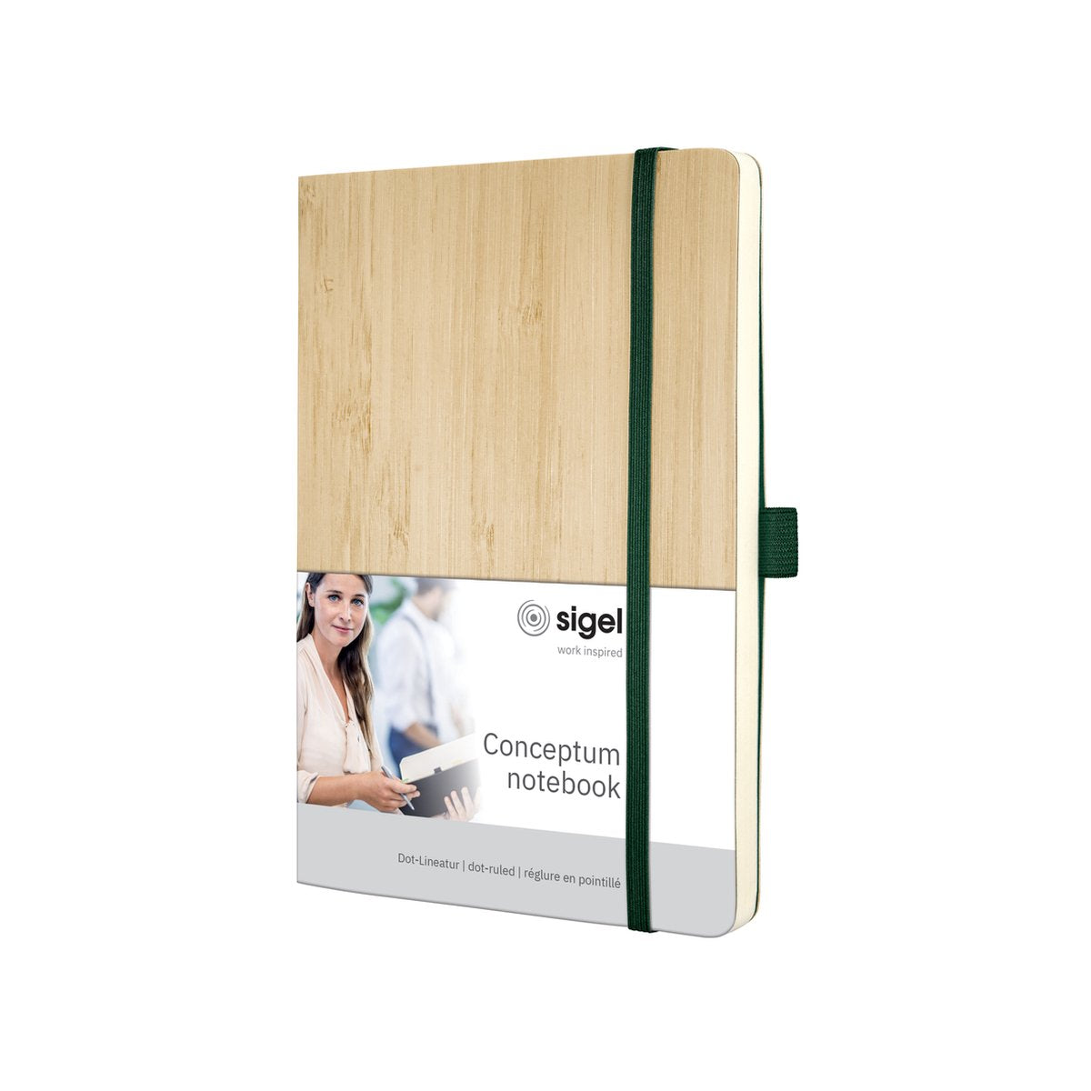 Sigel notitieboek - conceptum nature edition - bamboo - a5 - softcover - 194 pagina's - 80 grams - si-co671