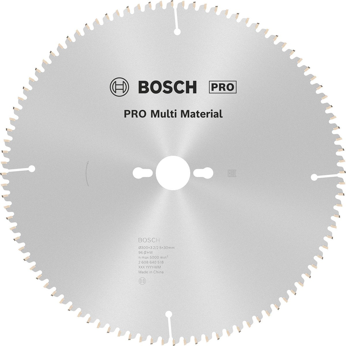 Bosch cirkzb multi k v t 300x30x3,2 96t tr-f