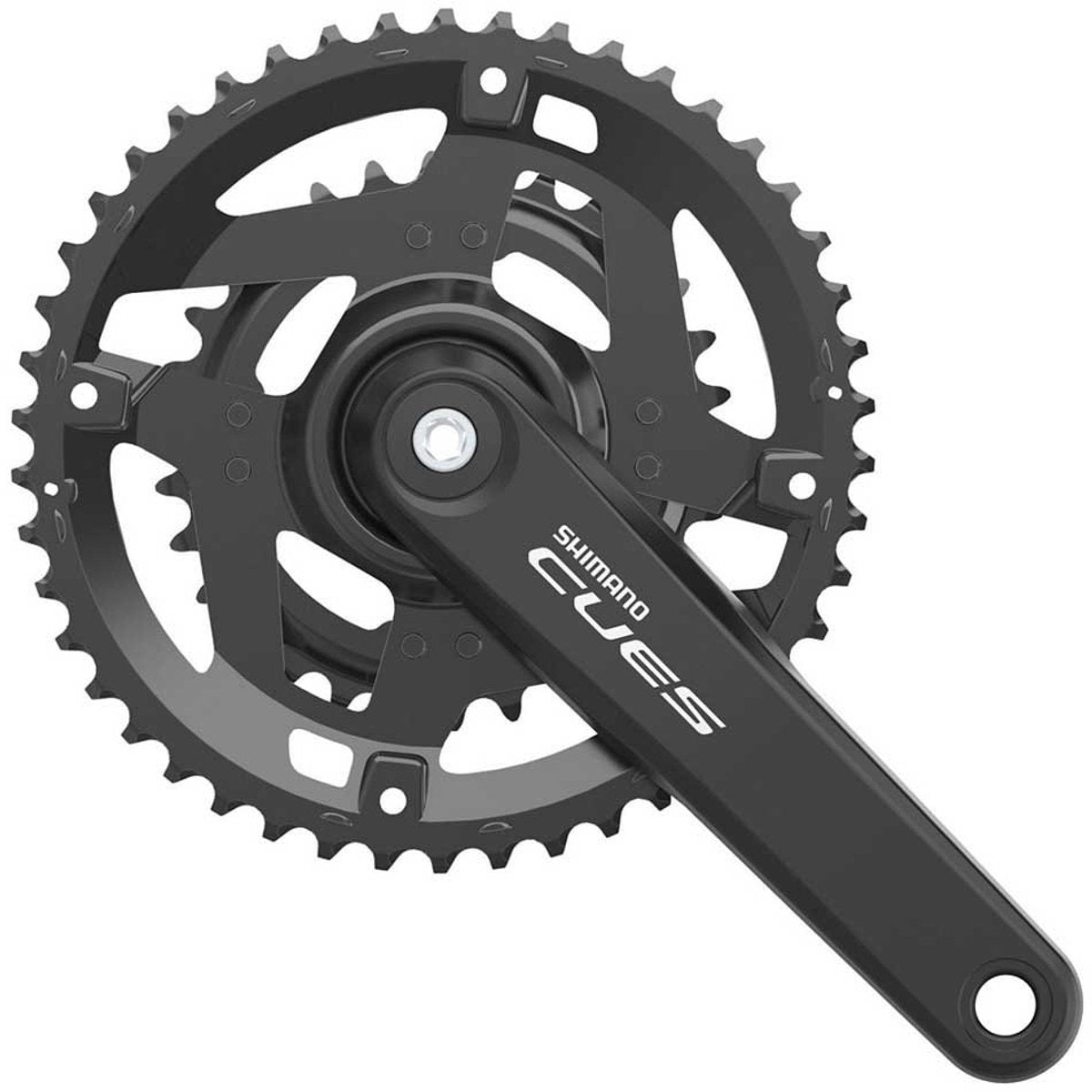 Shimano cues fc-u4010-2 crankstel 170 mm 46-30t 2x voor 9 10-speed fietsen