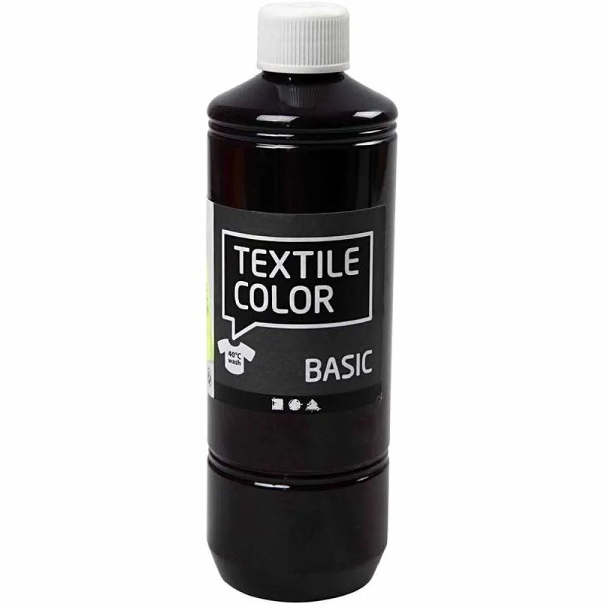 Creativ company textile color semi-dekkende textielverf - rood paars, 500ml