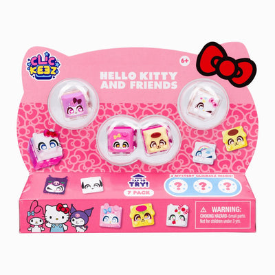 Goliath clickeez hello kity friends 7 pack – fidget – verzamel ze allemaal! – anti-stress – speelgoed – toetsenbord fidget – 30+ om te verzamelen!