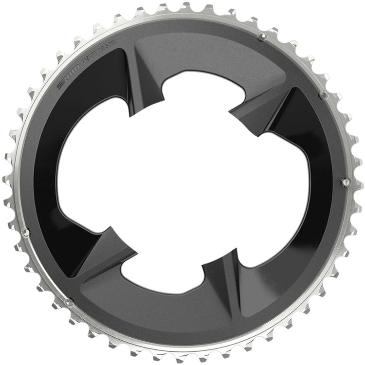Sram road rival etap kettingblad 12-speed 48t 107 mm met afdekplaat, zwart