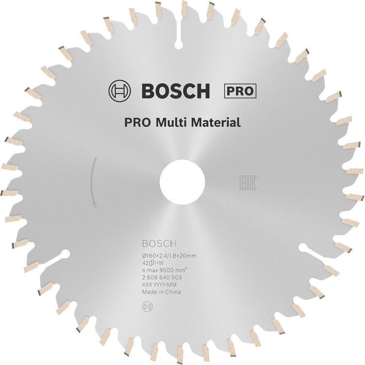 Bosch cirkzb multi 160x20 16x2,4 42t tr-f