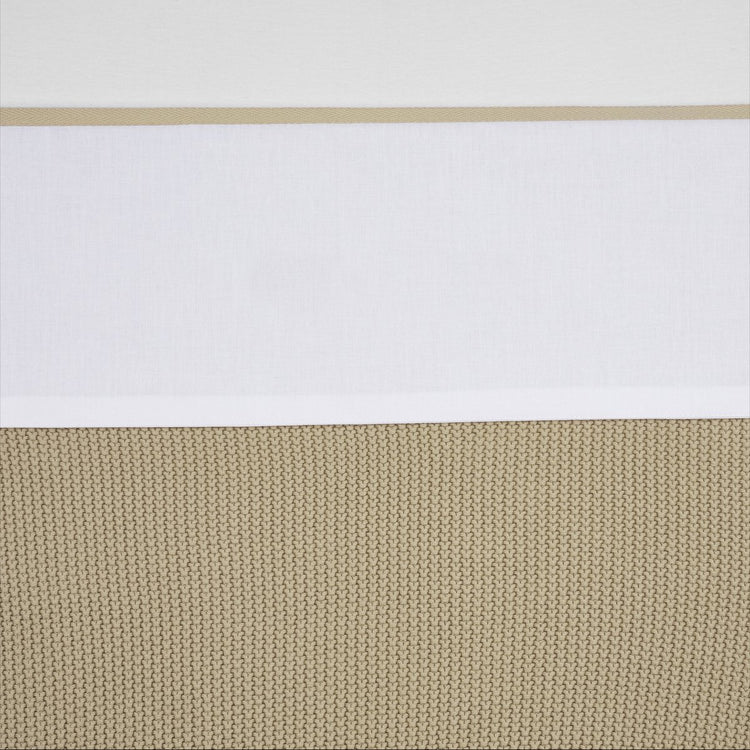 Meyco baby bies wieglaken - sand - 75x100cm - 0.3 tog
