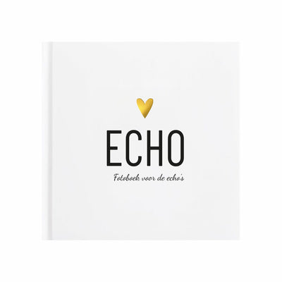 Lifestyle2love echoboekje - bewaarboek voor alle echo’s - echo album zwangerschap -