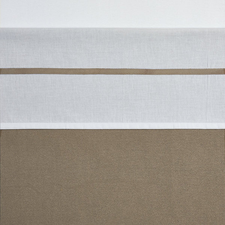 Meyco baby bies wieglaken - taupe - 75x100cm - 0.3 tog