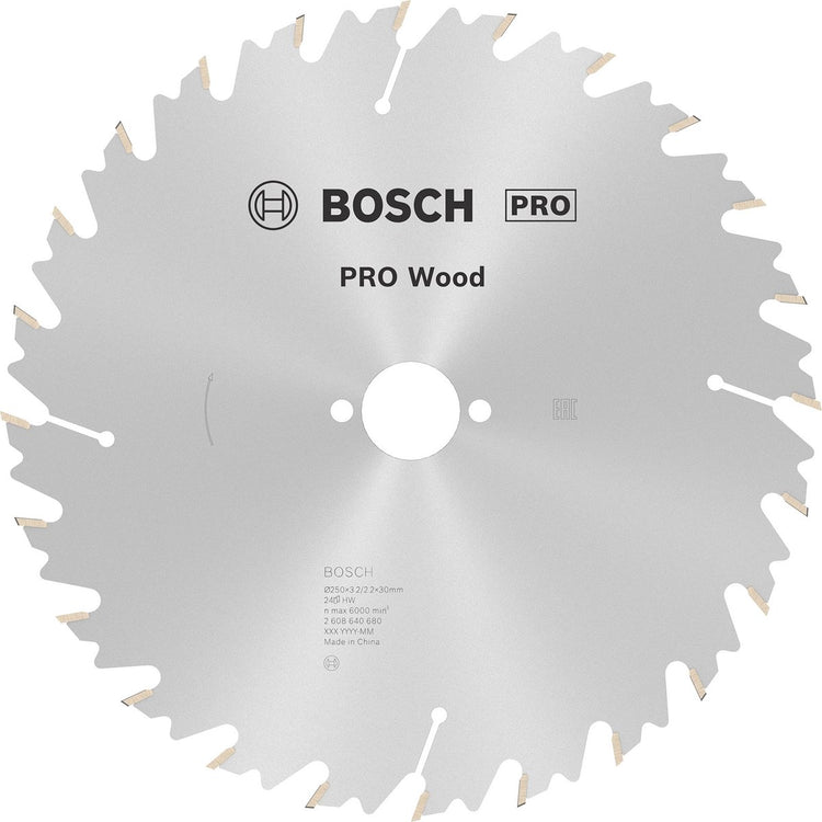 Bosch cirkzb speed t 250x30x3,2 24t wz