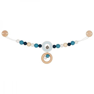 Heimess kinderwagenspanner hout - kleurrijk speelgoed voor baby's 40cm.
