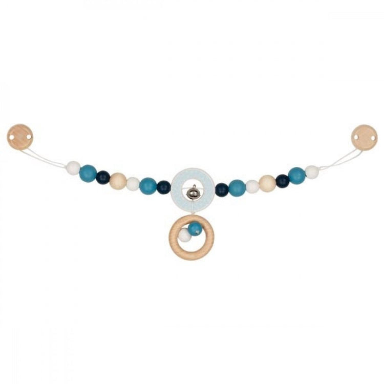 Heimess kinderwagenspanner hout - kleurrijk speelgoed voor baby's 40cm.