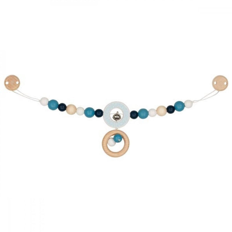 Heimess kinderwagenspanner hout - kleurrijk speelgoed voor baby's 40cm.