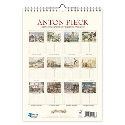 Comello anton pieck a4 het veerhuis verjaardagskalender