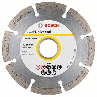 Bosch eco for universal - diamantschijf - 115 mm - segment