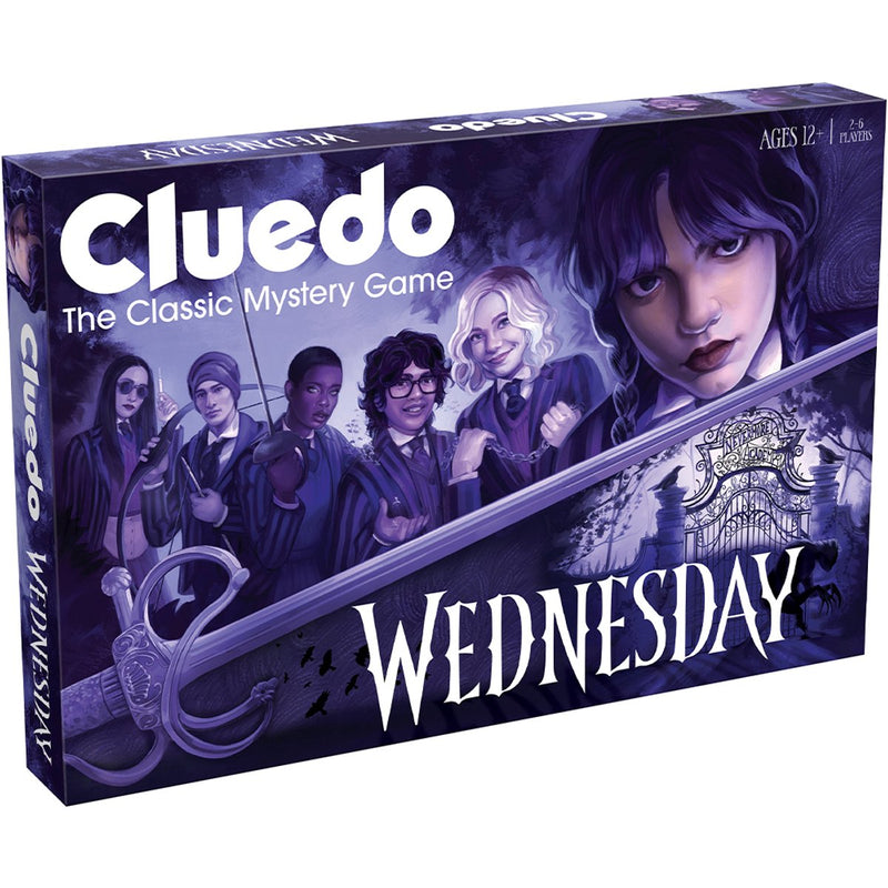 Winning moves cluedo - bordspel - wednesday - engels