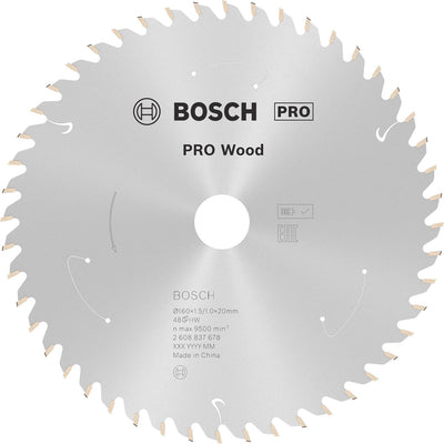 Bosch pro wood cordless blatt für kreissägen 160 x 1,5 x 20 mm - 2608837678