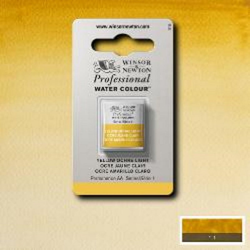 Winsor newton professionele aquarelverf halve nap winsor yellow ochre light