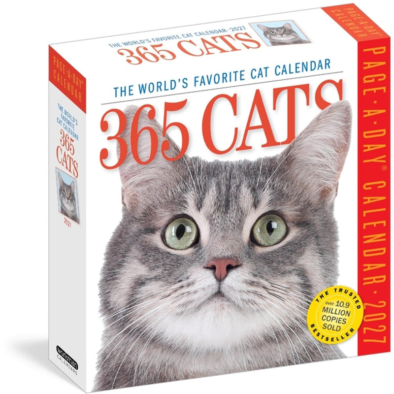 365 cats page-a-day(r) calendar 2027: the world's favorite cat calendar