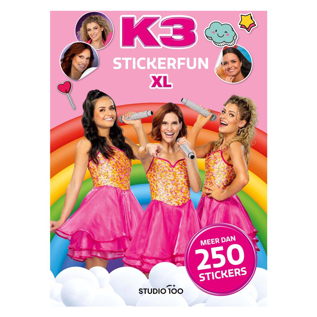 Studio 100 k3 stickerboek - stickerfun xl