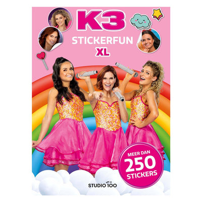 Studio 100 k3 stickerboek - stickerfun xl