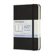 Moleskine art aquarel notitieboek - pocket - hardcover - zwart