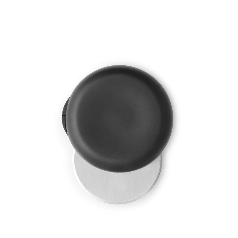 Brabantia tasty+ pizzasnijder deegsnijder - plus mesbeschermer - dark grey