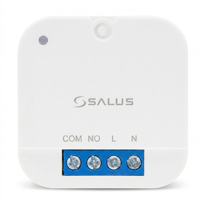 Salus sr868 inbouw ontvanger - draadloze verwarming bediening - rf 868 mhz - compact design - geen wifi nodig - 16a relais
